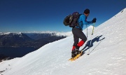 Invernale sul Monte Croce di Muggio dall'Alpe Giumello e a Camaggiore il 22 febbraio 2014 - FOTOGALLERY